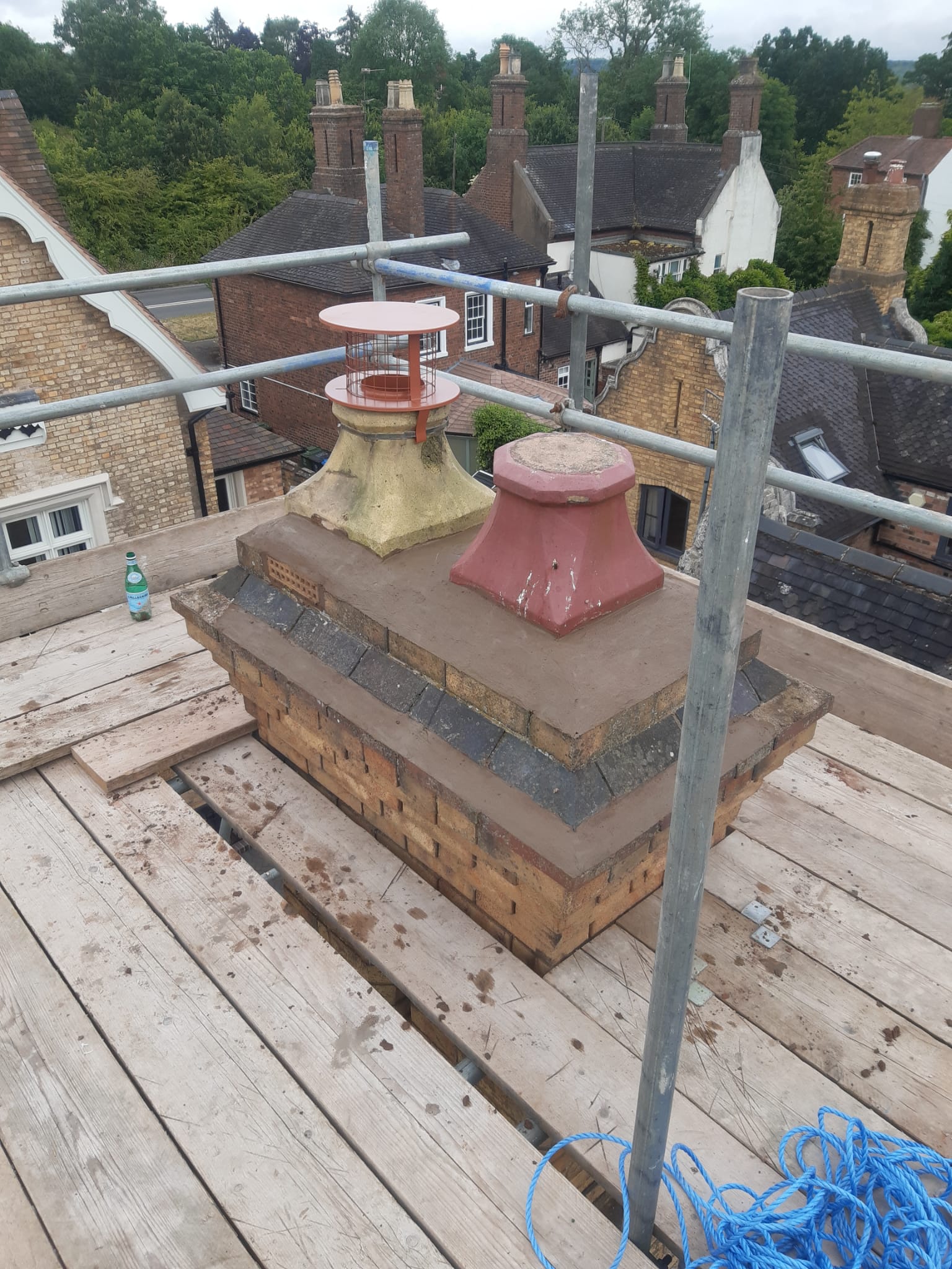 External Victorian Chimney - photo taken after repair